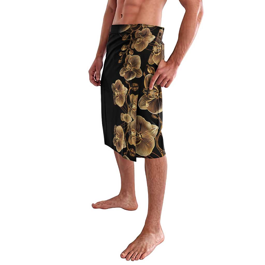 Belize Gold Orchid Lavalava Luxury Stylized