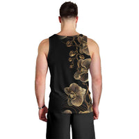 Belize Gold Orchid Men Tank Top Luxury Stylized