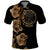 Belize Gold Orchid Polo Shirt Luxury Stylized