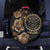 Belize Gold Orchid Spare Tire Cover Luxury Stylized