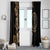 Belize Gold Orchid Window Curtain Luxury Stylized