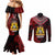 Anpi an Ayiti 1804–1806 Haiti Couples Matching Mermaid Dress and Long Sleeve Button Shirt Liberte ou la Mort!