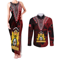 Anpi an Ayiti 1804–1806 Haiti Couples Matching Tank Maxi Dress and Long Sleeve Button Shirt Liberte ou la Mort!
