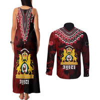 Anpi an Ayiti 1804–1806 Haiti Couples Matching Tank Maxi Dress and Long Sleeve Button Shirt Liberte ou la Mort!