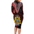 Anpi an Ayiti 1804–1806 Haiti Family Matching Long Sleeve Bodycon Dress and Hawaiian Shirt Liberte ou la Mort!