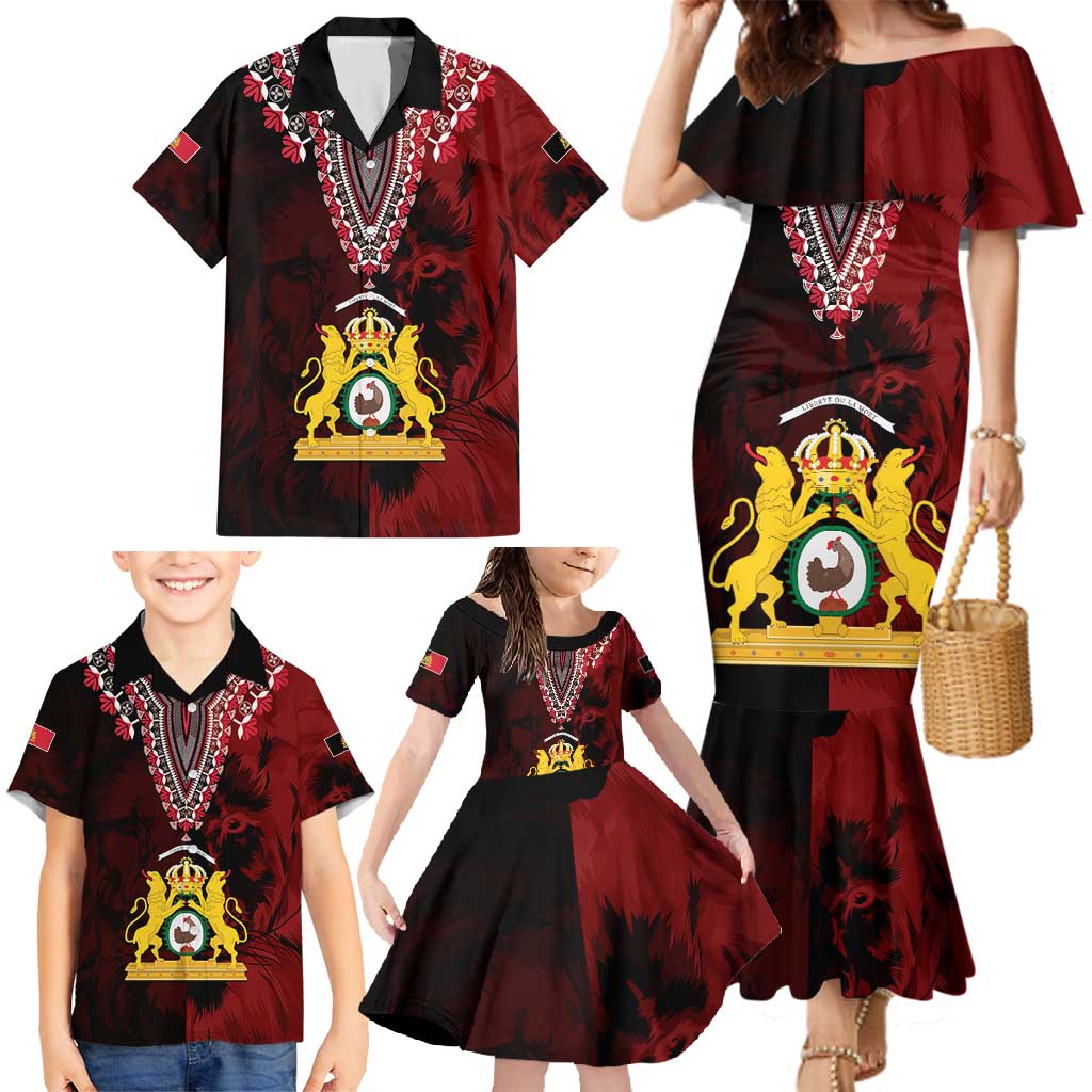 Anpi an Ayiti 1804–1806 Haiti Family Matching Mermaid Dress and Hawaiian Shirt Liberte ou la Mort!