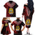 Anpi an Ayiti 1804–1806 Haiti Family Matching Off The Shoulder Long Sleeve Dress and Hawaiian Shirt Liberte ou la Mort!