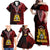 Anpi an Ayiti 1804–1806 Haiti Family Matching Off Shoulder Maxi Dress and Hawaiian Shirt Liberte ou la Mort!