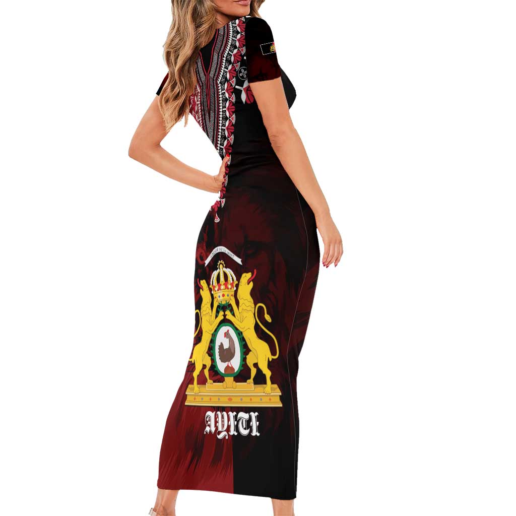 Anpi an Ayiti 1804–1806 Haiti Family Matching Short Sleeve Bodycon Dress and Hawaiian Shirt Liberte ou la Mort!