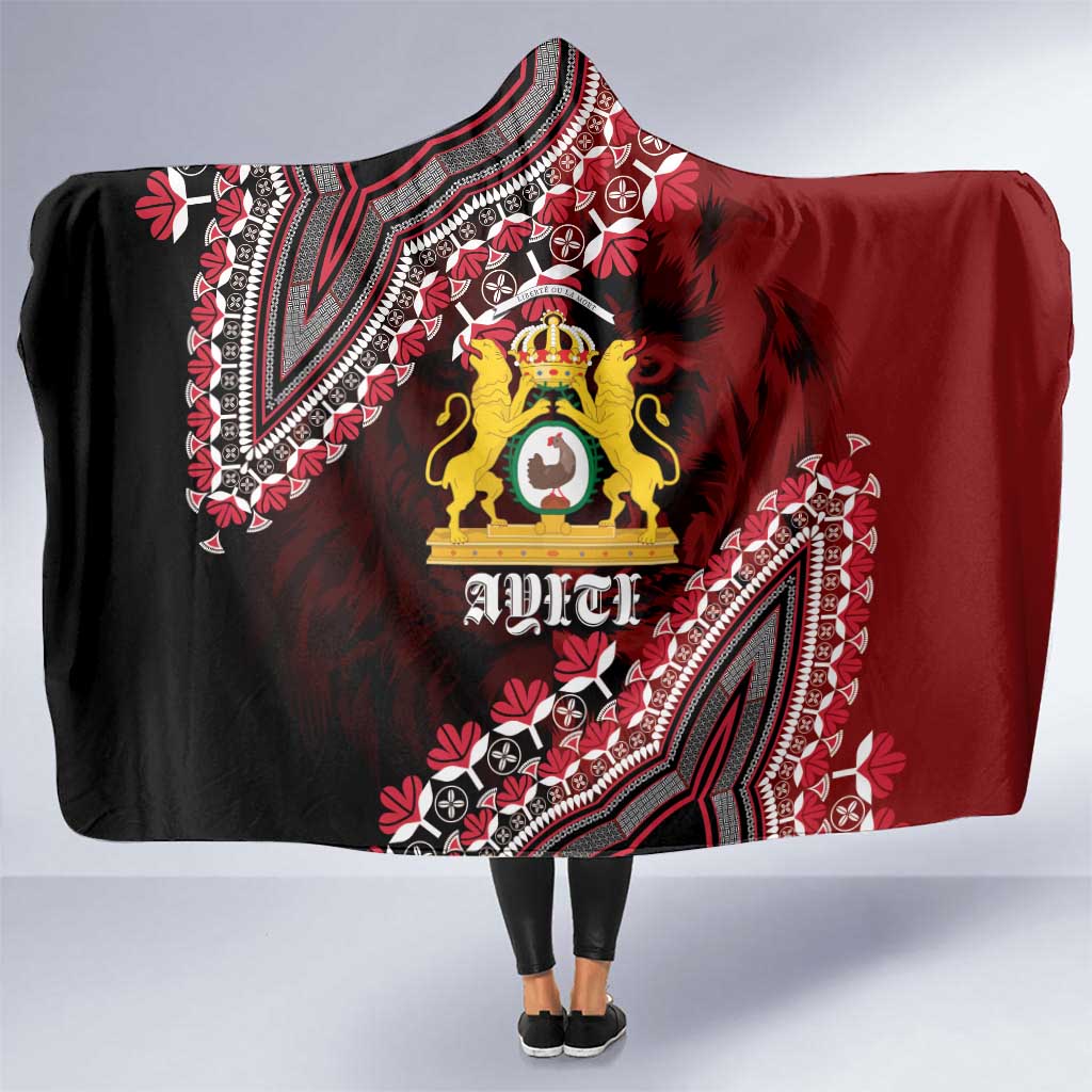 Anpi an Ayiti 1804–1806 Haiti Hooded Blanket Liberte ou la Mort!