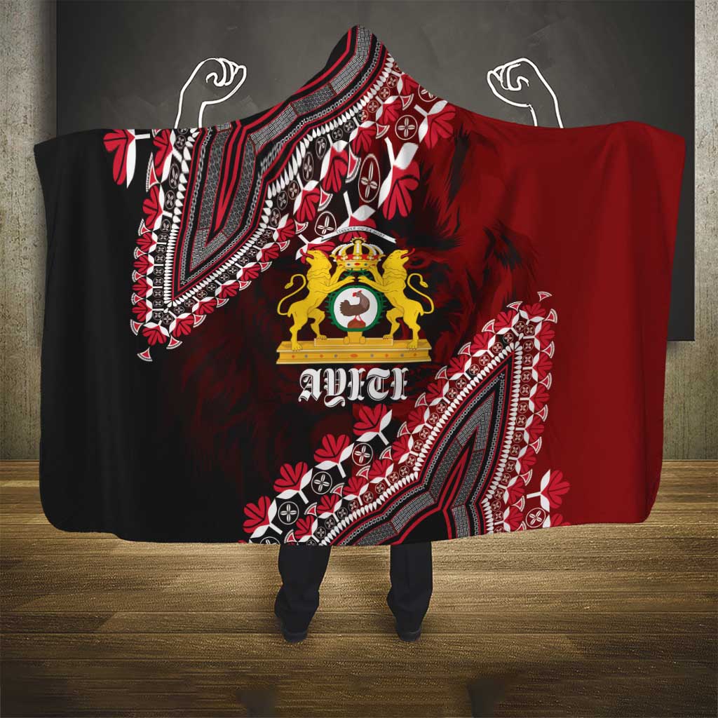 Anpi an Ayiti 1804–1806 Haiti Hooded Blanket Liberte ou la Mort!