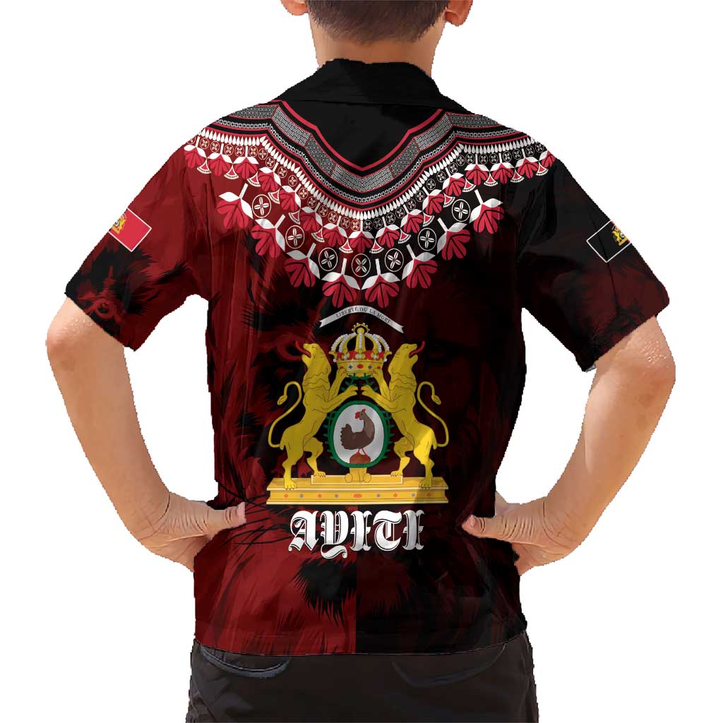 Anpi an Ayiti 1804–1806 Haiti Kid Hawaiian Shirt Liberte ou la Mort!