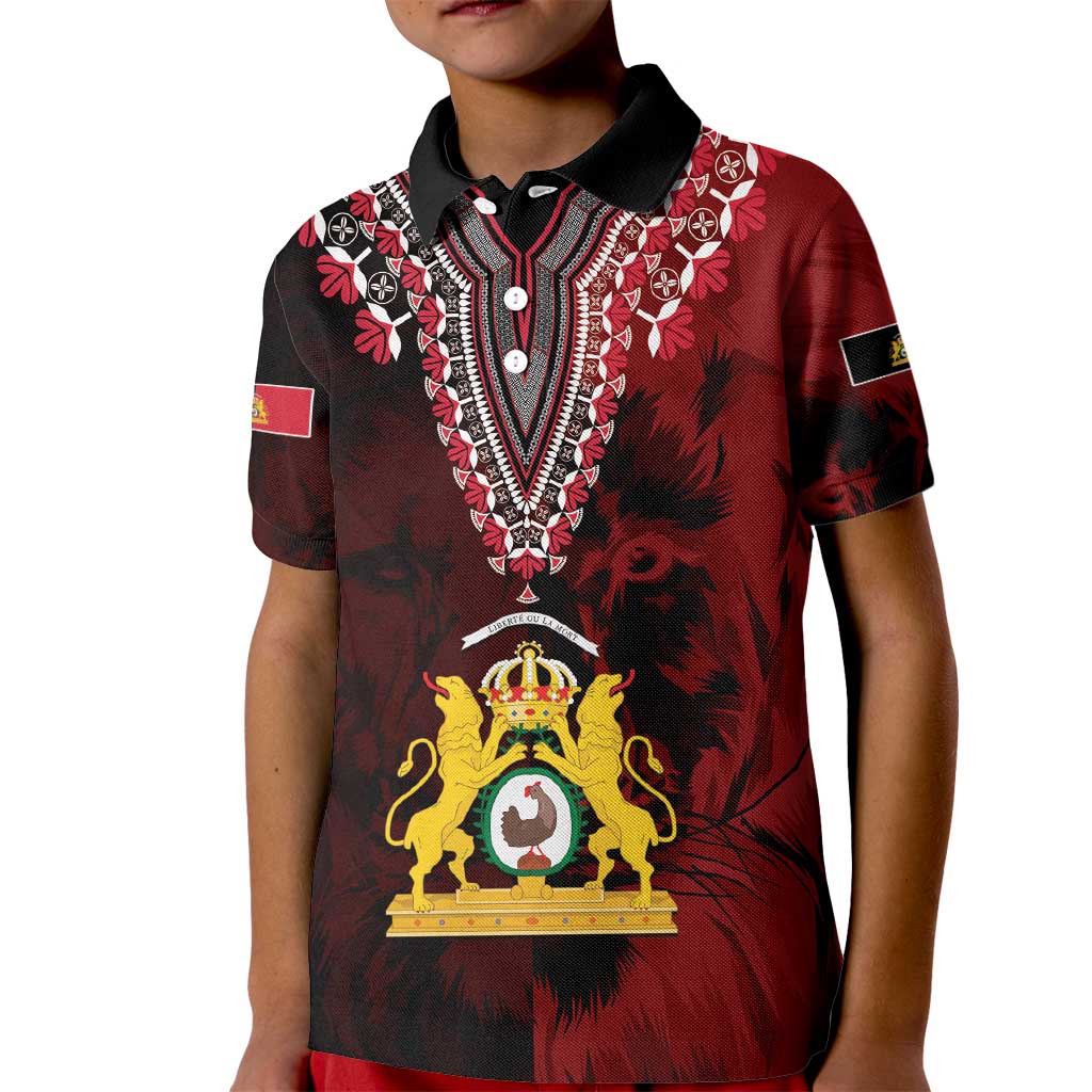 Anpi an Ayiti 1804–1806 Haiti Kid Polo Shirt Liberte ou la Mort!