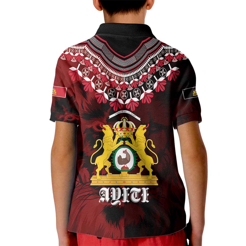 Anpi an Ayiti 1804–1806 Haiti Kid Polo Shirt Liberte ou la Mort!