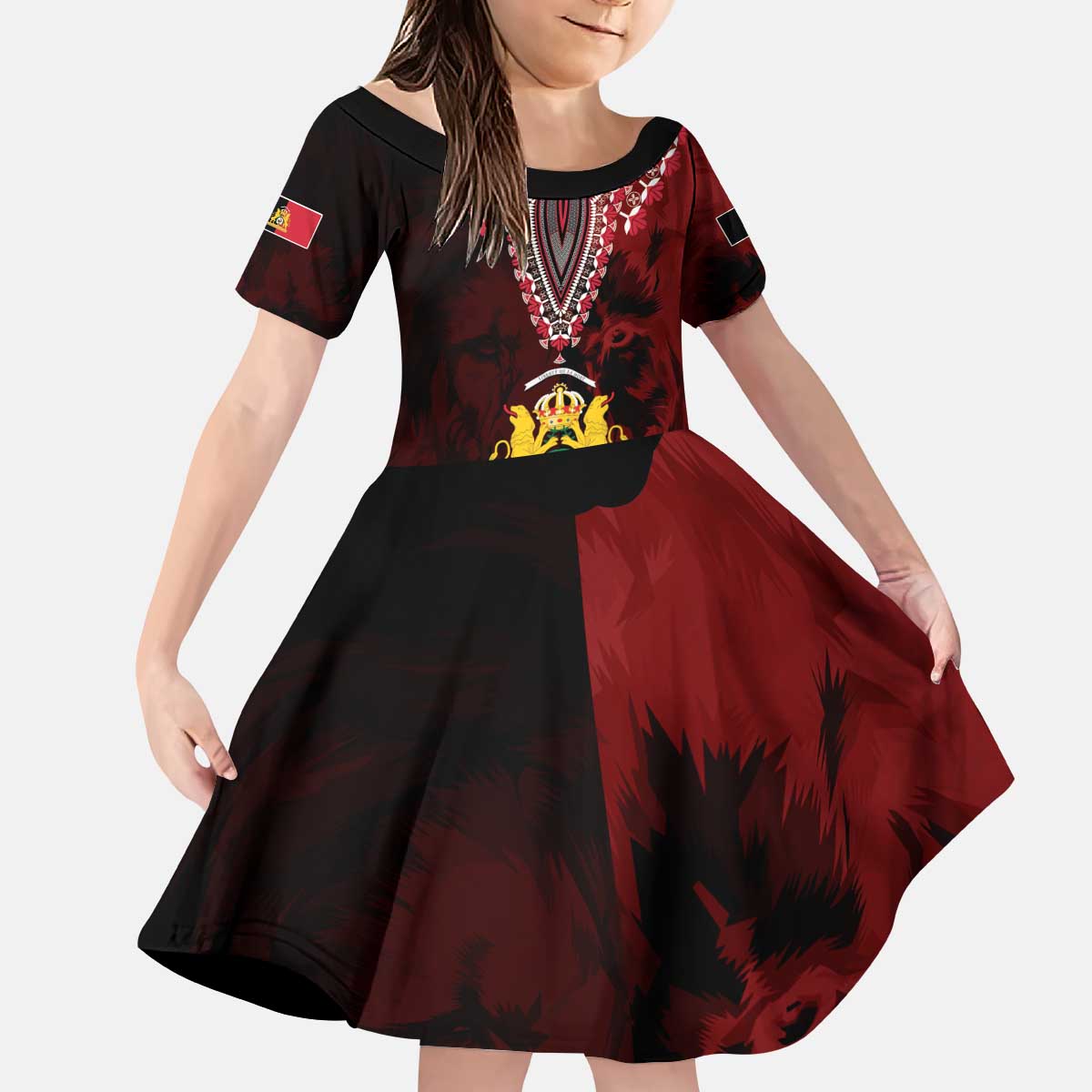 Anpi an Ayiti 1804–1806 Haiti Kid Short Sleeve Dress Liberte ou la Mort!