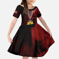 Anpi an Ayiti 1804–1806 Haiti Kid Short Sleeve Dress Liberte ou la Mort!