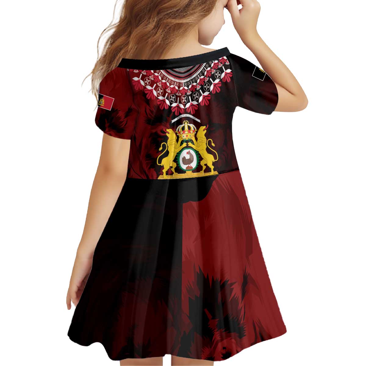 Anpi an Ayiti 1804–1806 Haiti Kid Short Sleeve Dress Liberte ou la Mort!
