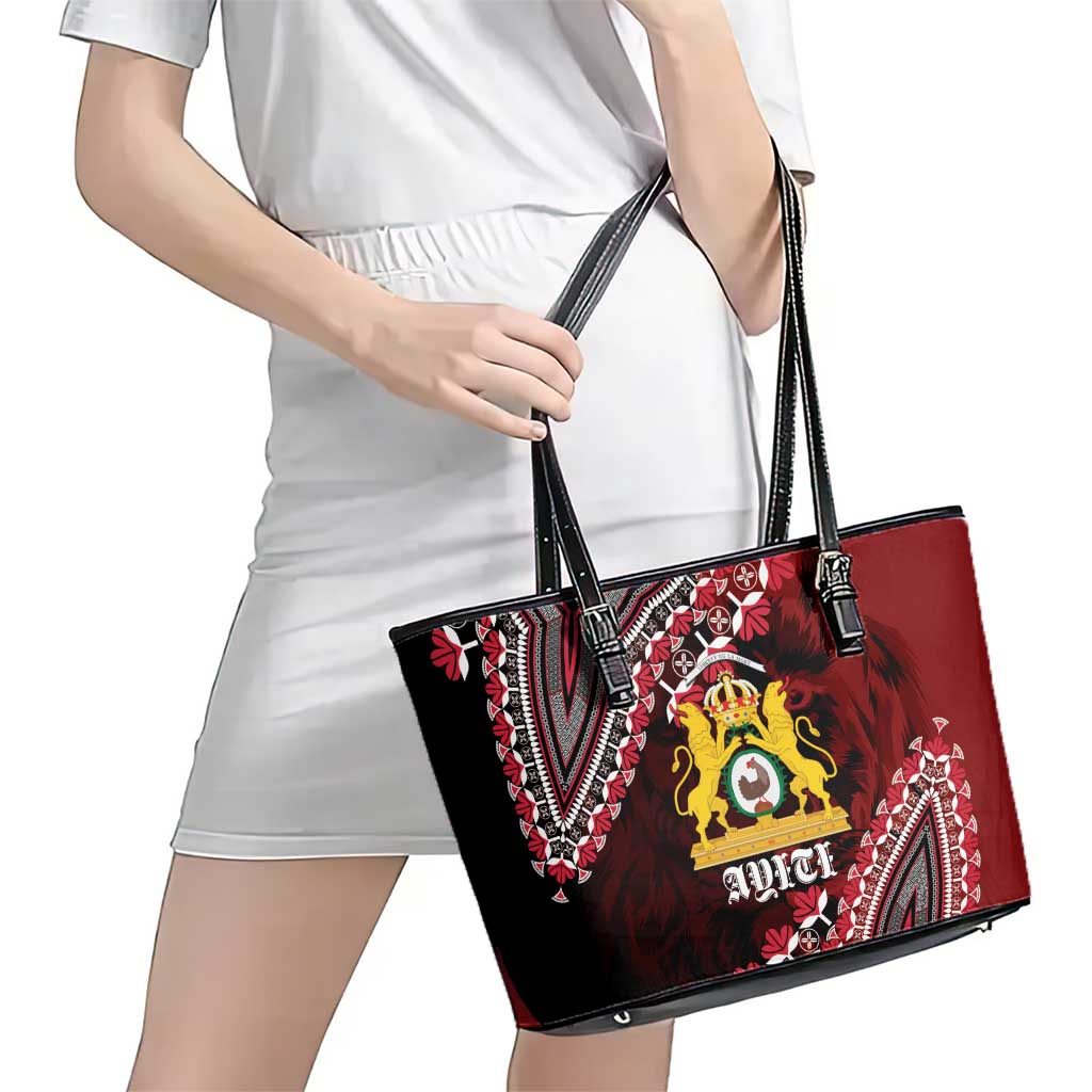 Anpi an Ayiti 1804–1806 Haiti Leather Tote Bag Liberte ou la Mort!