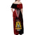 Anpi an Ayiti 1804–1806 Haiti Off Shoulder Maxi Dress Liberte ou la Mort!