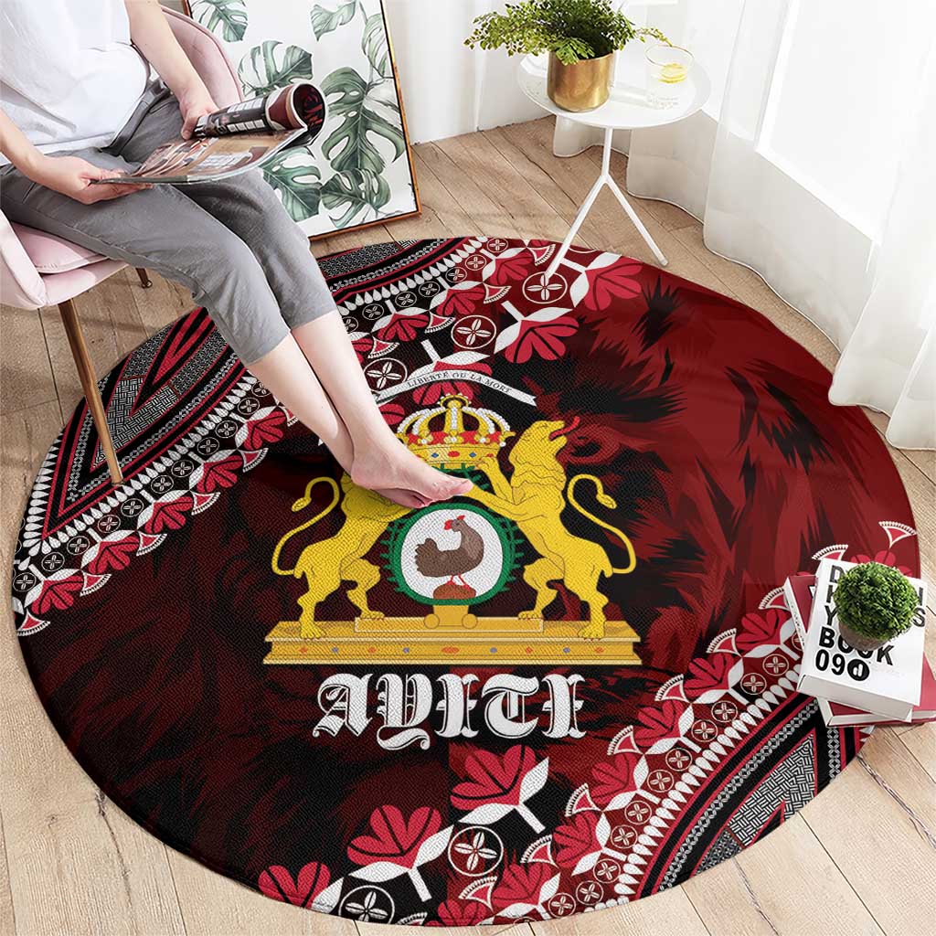 Anpi an Ayiti 1804–1806 Haiti Round Carpet Liberte ou la Mort!