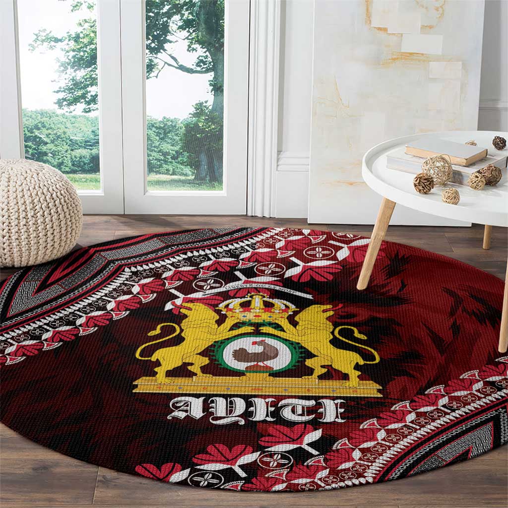 Anpi an Ayiti 1804–1806 Haiti Round Carpet Liberte ou la Mort!