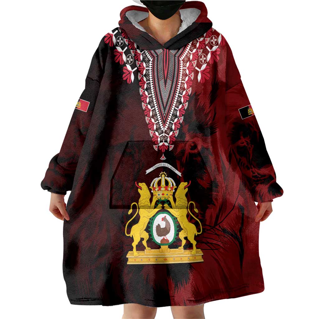 Anpi an Ayiti 1804–1806 Haiti Wearable Blanket Hoodie Liberte ou la Mort!