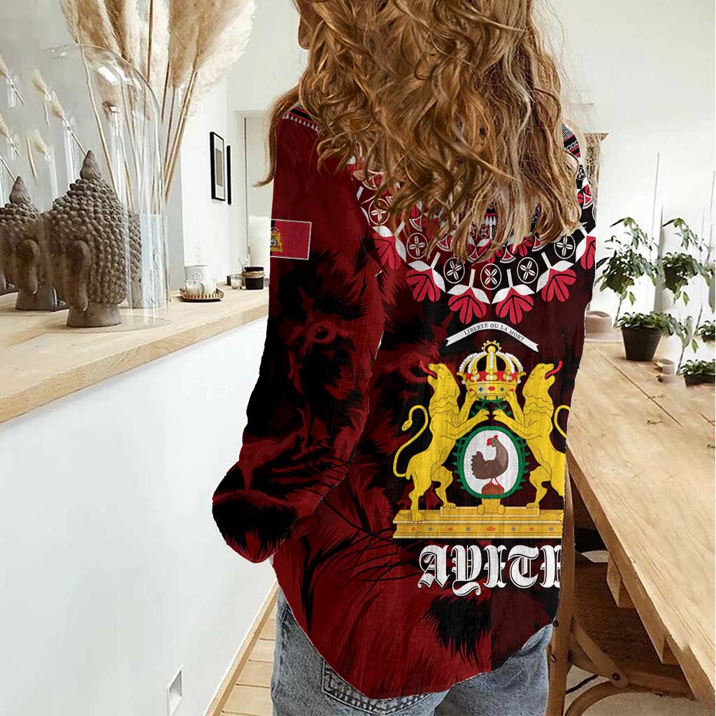 Anpi an Ayiti 1804–1806 Haiti Women Casual Shirt Liberte ou la Mort!