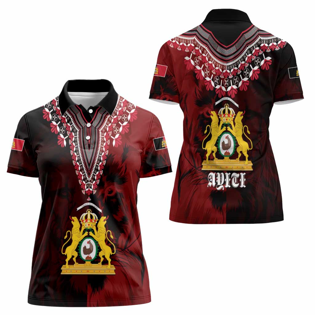 Anpi an Ayiti 1804–1806 Haiti Women Polo Shirt Liberte ou la Mort!