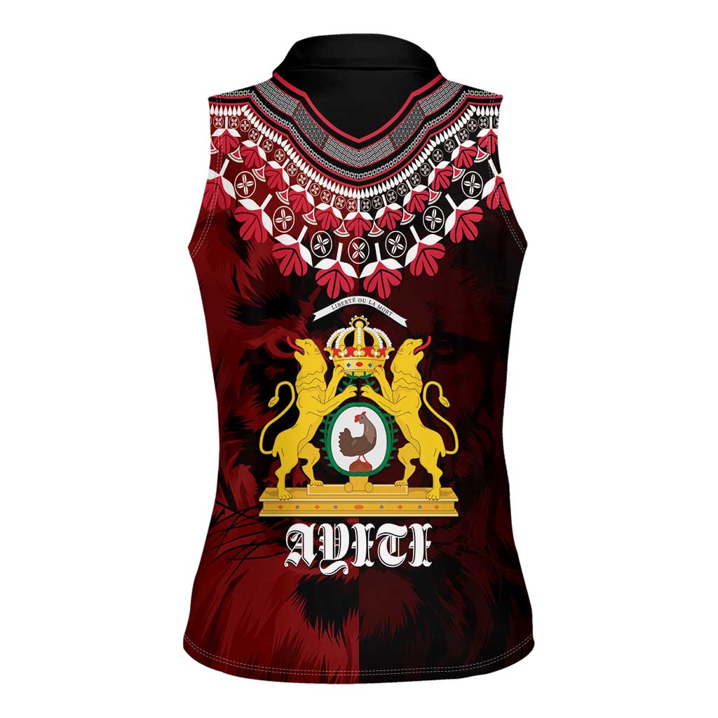 Anpi an Ayiti 1804–1806 Haiti Women Sleeveless Polo Shirt Liberte ou la Mort!