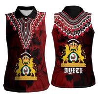 Anpi an Ayiti 1804–1806 Haiti Women Sleeveless Polo Shirt Liberte ou la Mort!