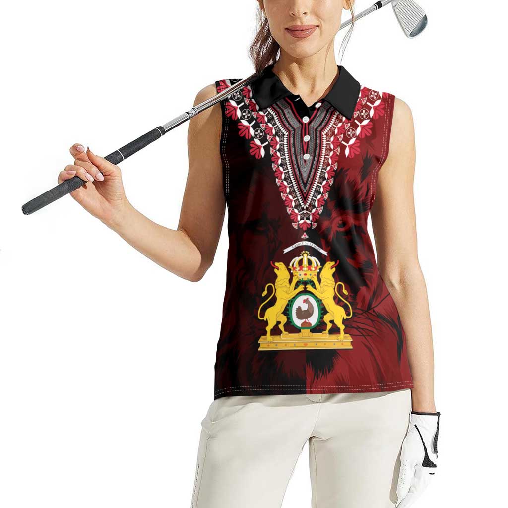 Anpi an Ayiti 1804–1806 Haiti Women Sleeveless Polo Shirt Liberte ou la Mort!