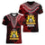 Anpi an Ayiti 1804–1806 Haiti Women V-Neck T-Shirt Liberte ou la Mort!
