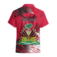 Personalised Haiti 1964 Hawaiian Shirt Ayiti Coat Of Arms With Flag - Wonder Print Shop
