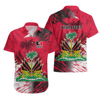 Personalised Haiti 1964 Hawaiian Shirt Ayiti Coat Of Arms With Flag - Wonder Print Shop