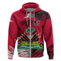Personalised Haiti 1964 Hoodie Ayiti Coat Of Arms With Flag - Wonder Print Shop