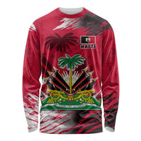 Personalised Haiti 1964 Long Sleeve Shirt Ayiti Coat Of Arms With Flag LT01