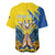 Ukraine Independence Day Baseball Jersey Ukrainian Dove Sunflower - Wonder Print Shop