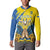 Ukraine Independence Day Button Sweatshirt Ukrainian Dove Sunflower - Wonder Print Shop