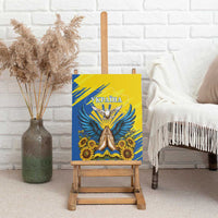 Ukraine Independence Day Canvas Wall Art Ukrainian Dove Sunflower - Wonder Print Shop