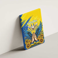 Ukraine Independence Day Canvas Wall Art Ukrainian Dove Sunflower - Wonder Print Shop