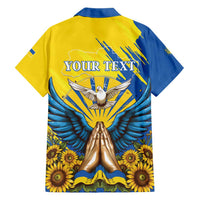 Ukraine Independence Day Hawaiian Shirt Ukrainian Dove Sunflower - Wonder Print Shop
