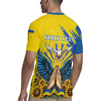 Ukraine Independence Day Rugby Jersey Ukrainian Dove Sunflower - Wonder Print Shop