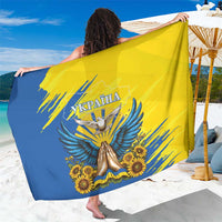 Ukraine Independence Day Sarong Ukrainian Dove Sunflower - Wonder Print Shop