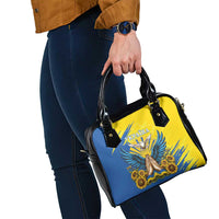 Ukraine Independence Day Shoulder Handbag Ukrainian Dove Sunflower