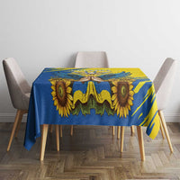Ukraine Independence Day Tablecloth Ukrainian Dove Sunflower - Wonder Print Shop