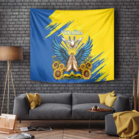 Ukraine Independence Day Tapestry Ukrainian Dove Sunflower - Wonder Print Shop