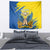 Ukraine Independence Day Tapestry Ukrainian Dove Sunflower - Wonder Print Shop
