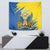 Ukraine Independence Day Tapestry Ukrainian Dove Sunflower - Wonder Print Shop