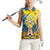 Ukraine Independence Day Women Sleeveless Polo Shirt Ukrainian Dove Sunflower - Wonder Print Shop