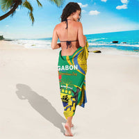 Gabon Independence Day Sarong Gabonaise Flamboyant African Pattern - Wonder Print Shop